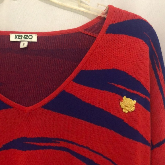 Kenzo Very Rare Knit Tiger Stripe Sweater - Picture 3 of 6